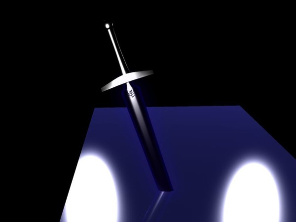 sword dark spark 3d model - Dark Spark by Landroov